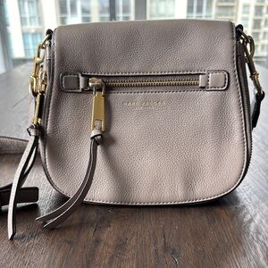 Marc Jacobs small saddle Leather Crossbody Bag
